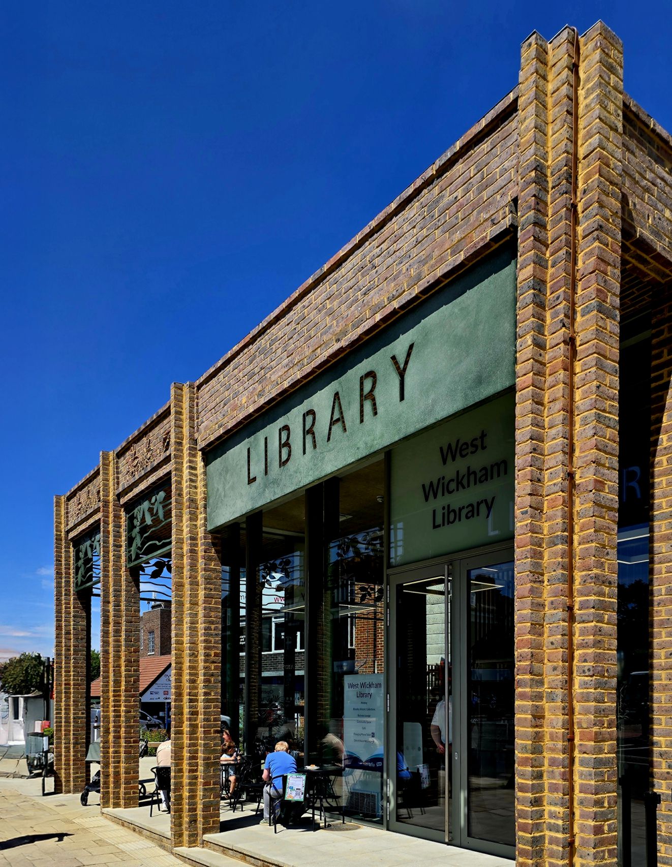 Street view of proposed library from Glebe Way